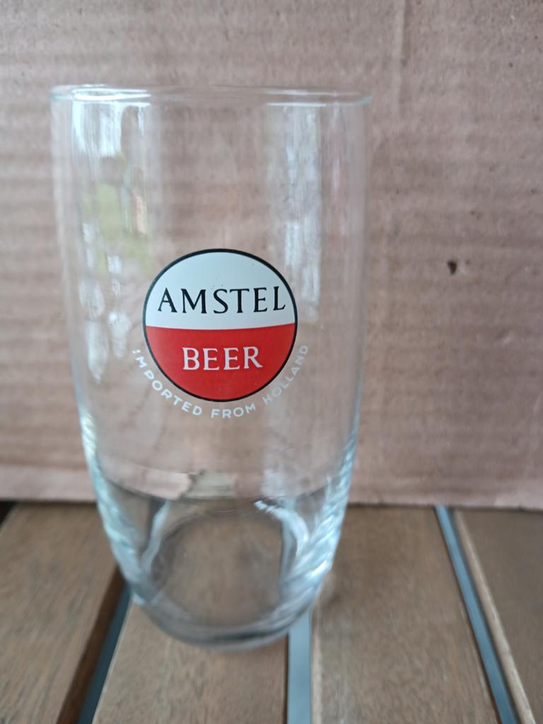AMSTEL BEER, Ophalen of Verzenden, Zo goed als nieuw, Glas of Glazen, Amstel