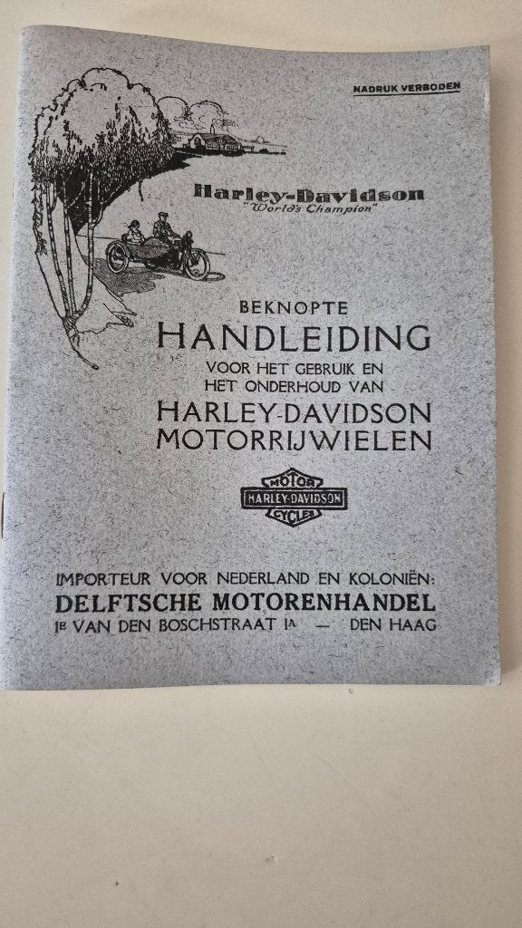 Harley Davidson zijklepper onderhoudsboekje, Motoren, Onderdelen | Harley-Davidson, Ophalen of Verzenden, Gebruikt