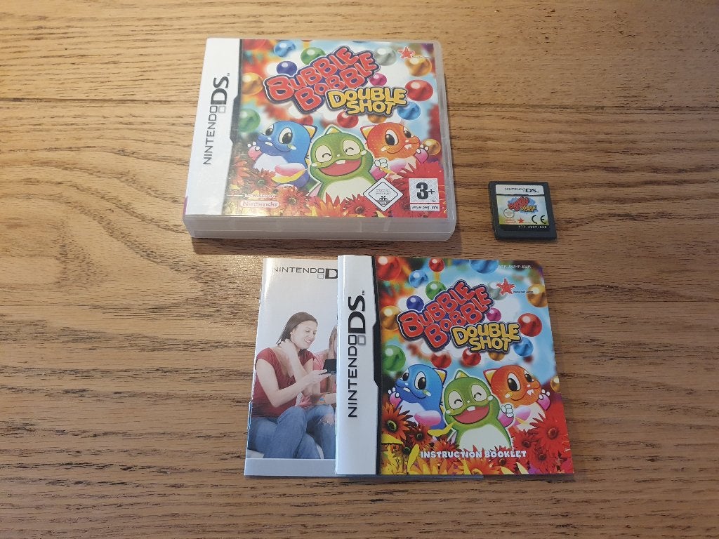 Bubble Bobble Double Shot CIB x € 25,00, 1 speler, Verzenden, Zo goed als nieuw, Vanaf 3 jaar