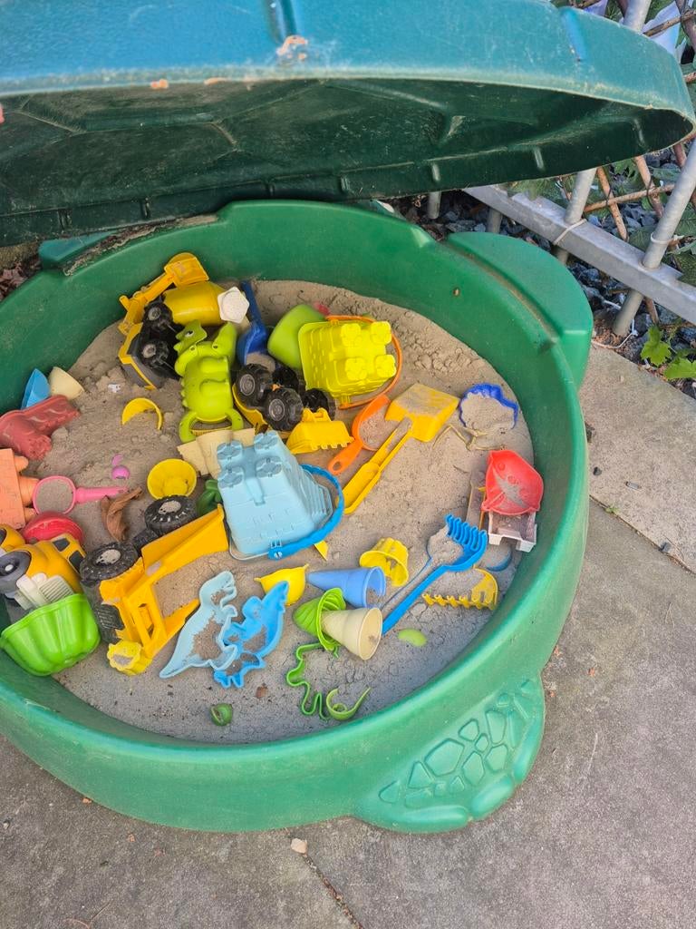 Little tikes zandbak, met benodigdheden., Kinderen en Baby's, Speelgoed | Buiten | Zandbakken, Ophalen