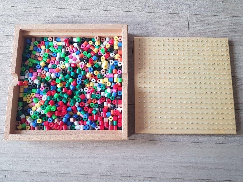 Houten kralenplank, Ophalen, Zo goed als nieuw
