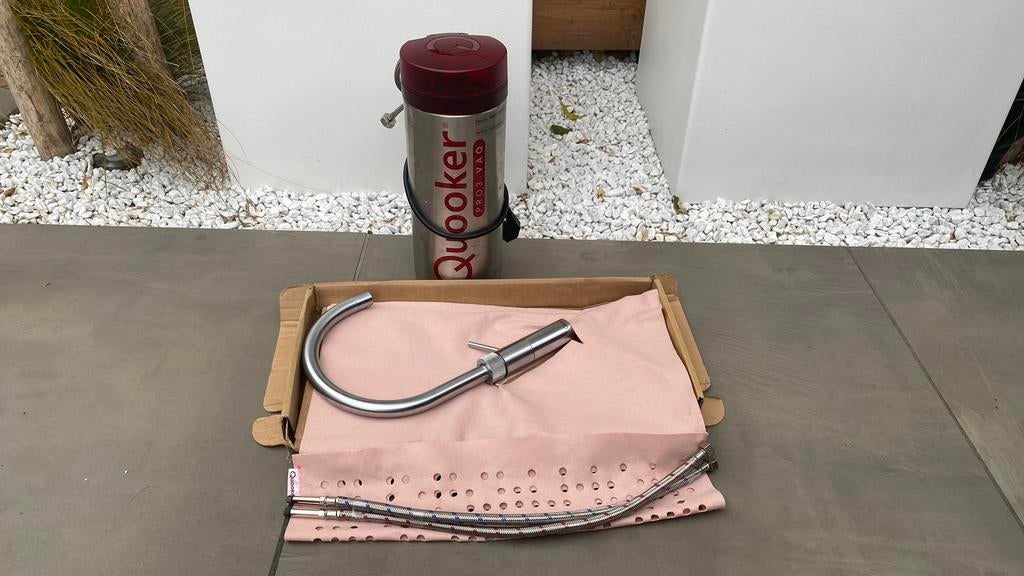 Quooker fusion rond rvs model met 3 liter boiler! TOPSTAAT!!, Ophalen, Zo goed als nieuw