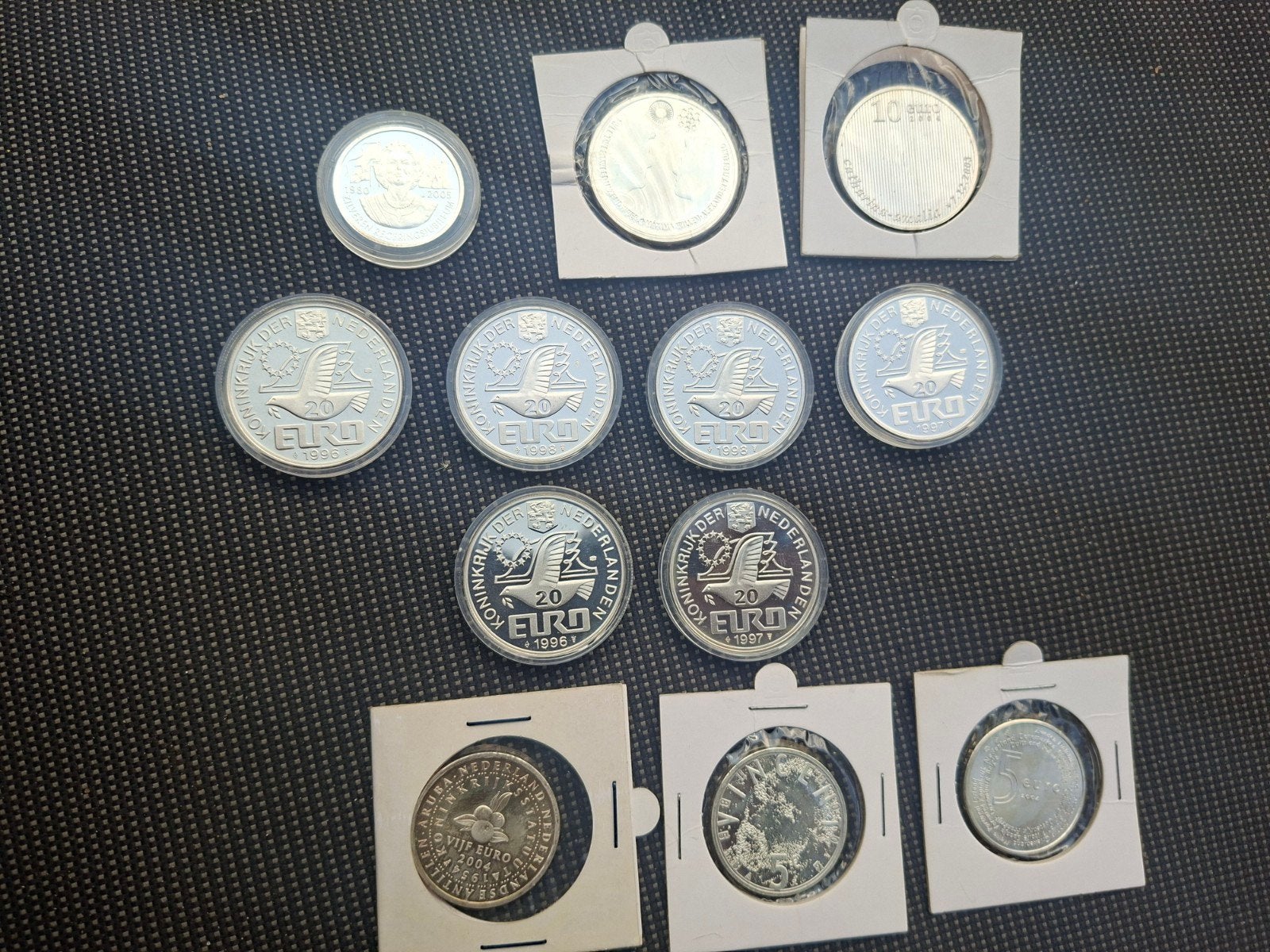Partijtje zilveren munten,, Ophalen of Verzenden, Zilver