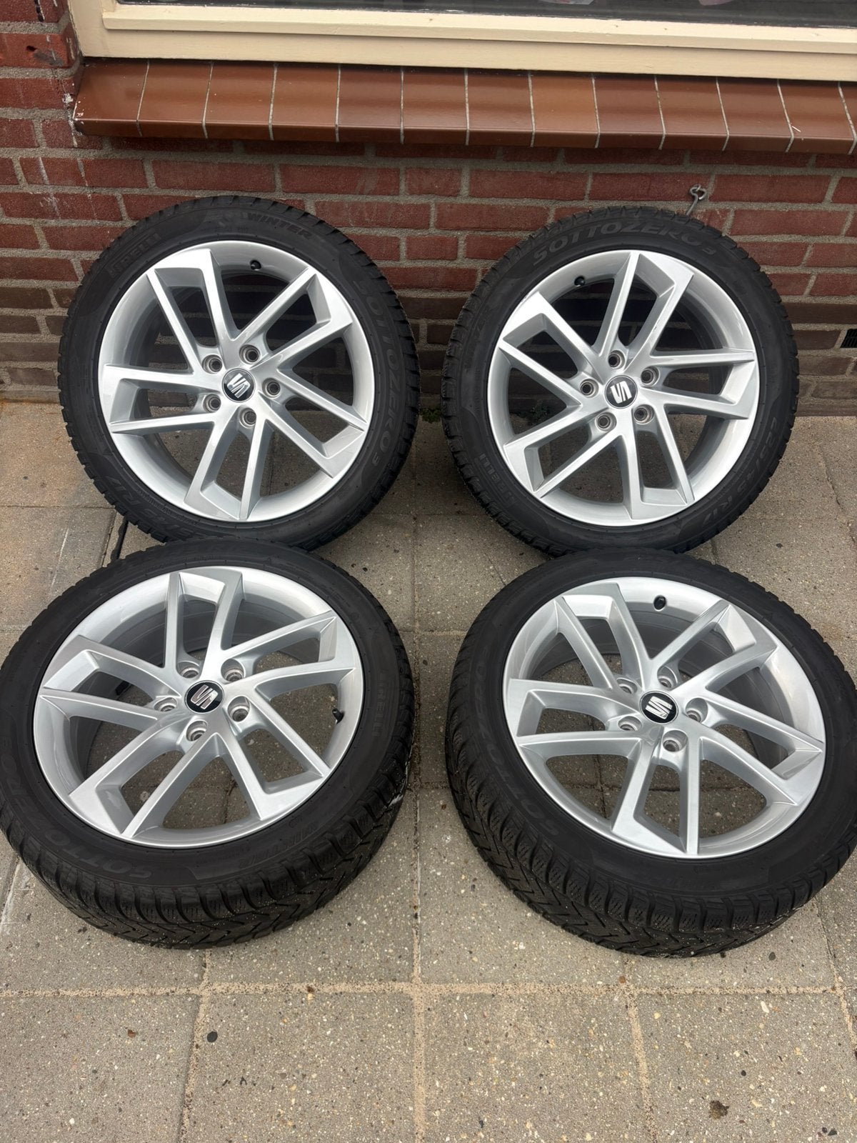 Seat leon 5f 5x112 17 inch velgen, Auto-onderdelen, Ophalen, Gebruikt, Velg(en), 17 inch