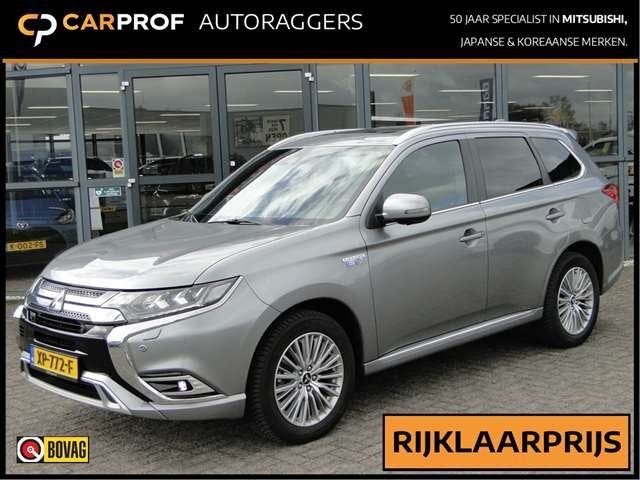 Mitsubishi Outlander 2.4 Phev 4wd Instyle | Schuifdak | Leer, Auto's, 12 maanden, 135 pk, 4 cilinders, Overige brandstoffen