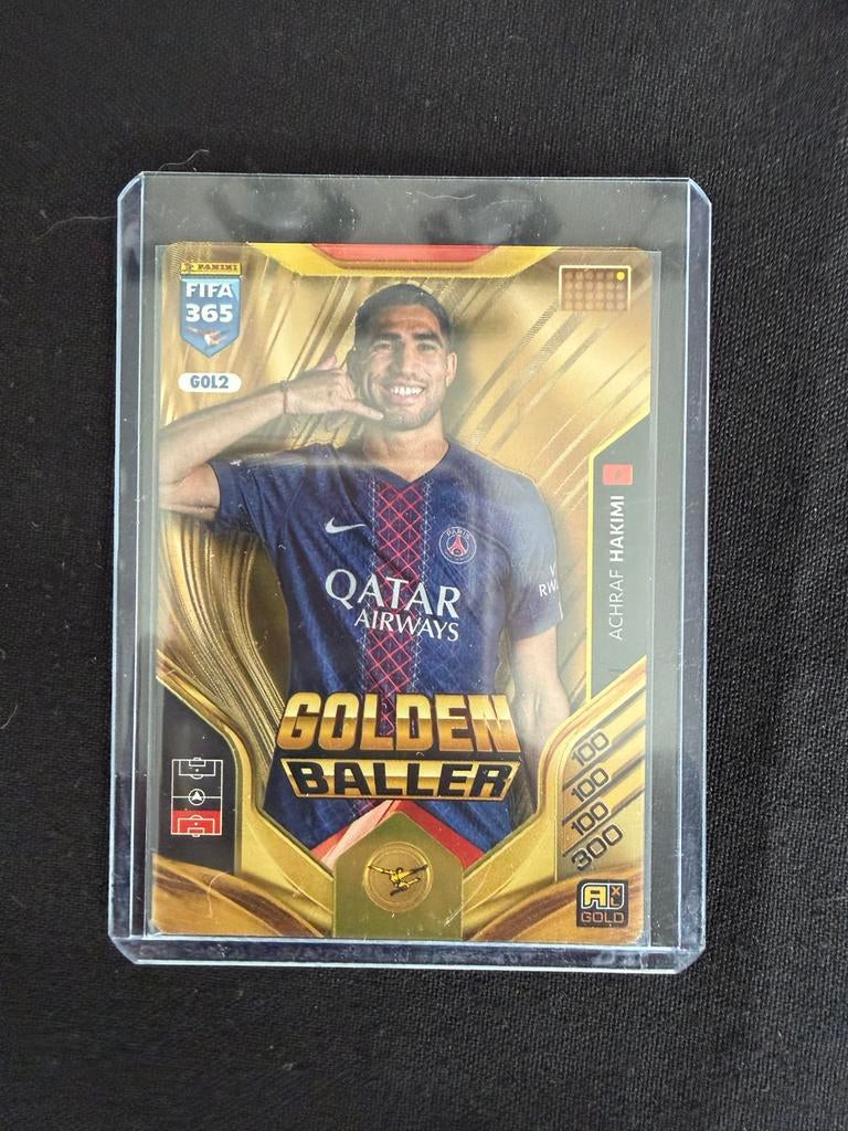 FIFA 365 Adrenalyn XL 2026 Golden Baller Achraf Hakimi, Ophalen of Verzenden, Zo goed als nieuw