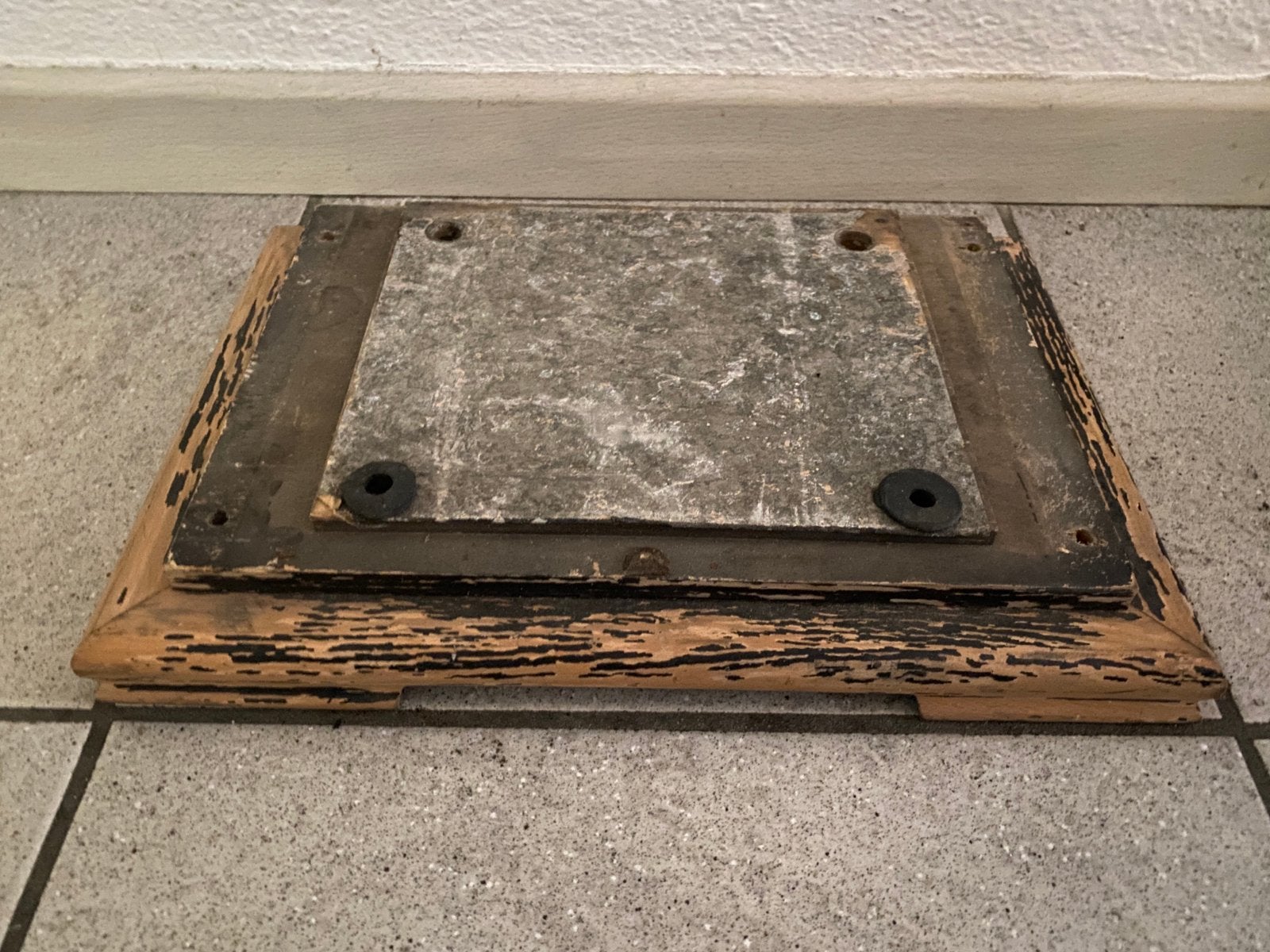 Houten voet van een Philips 824A of 834A, Ophalen of Verzenden