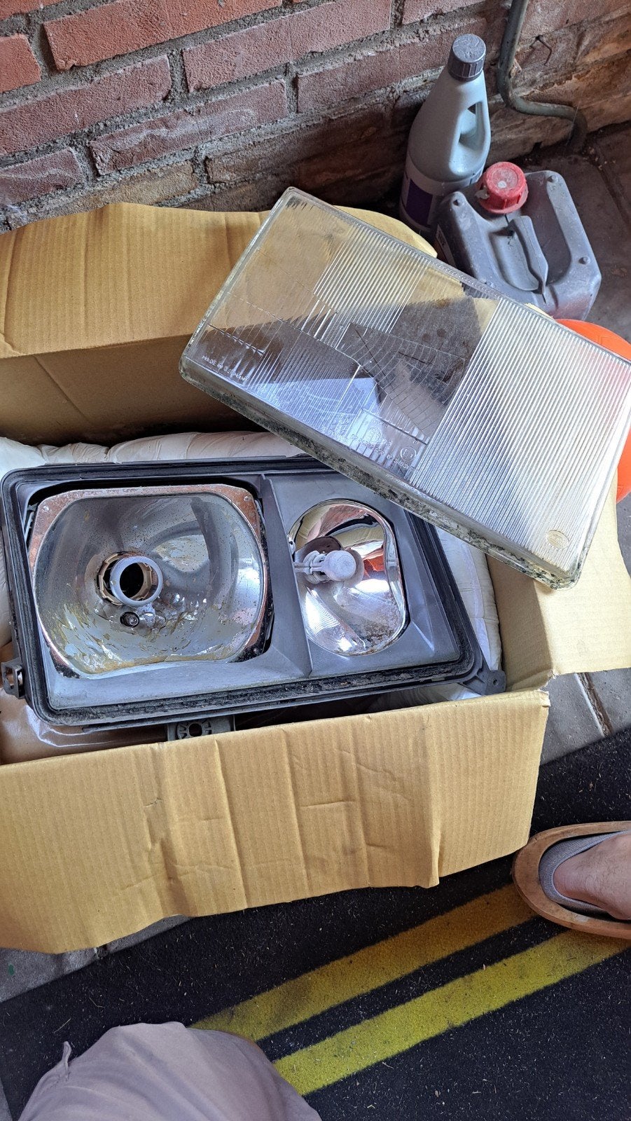 W124 koplamp Rechts, Ophalen, Gebruikt, Mercedes-Benz
