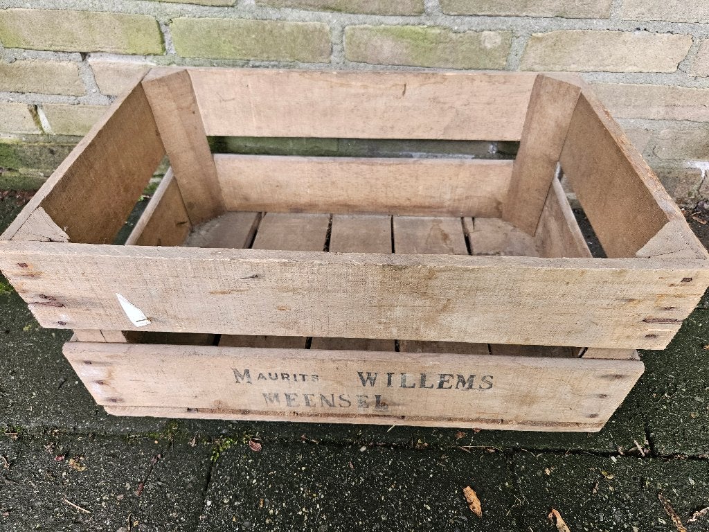 Vintage houten kist, Ophalen