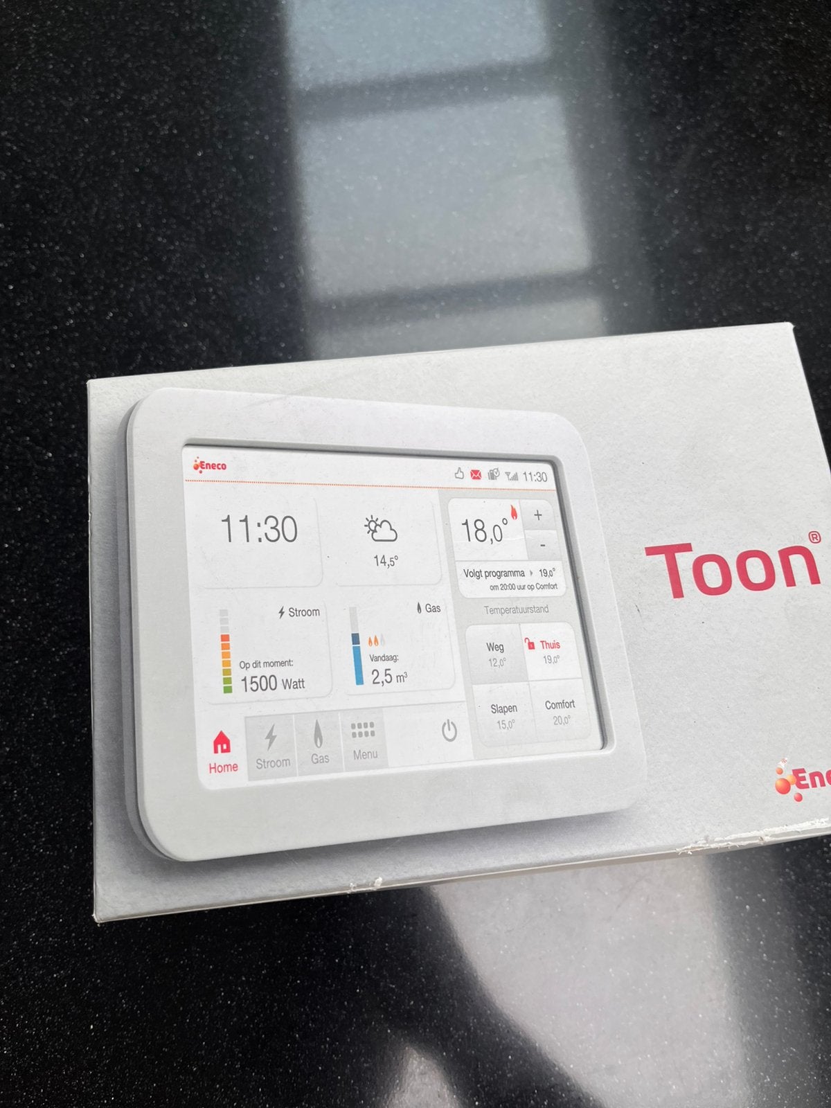Toon 1 (Eneco) - Compleet met ALLE toebehoren, Ophalen, Slimme thermostaat