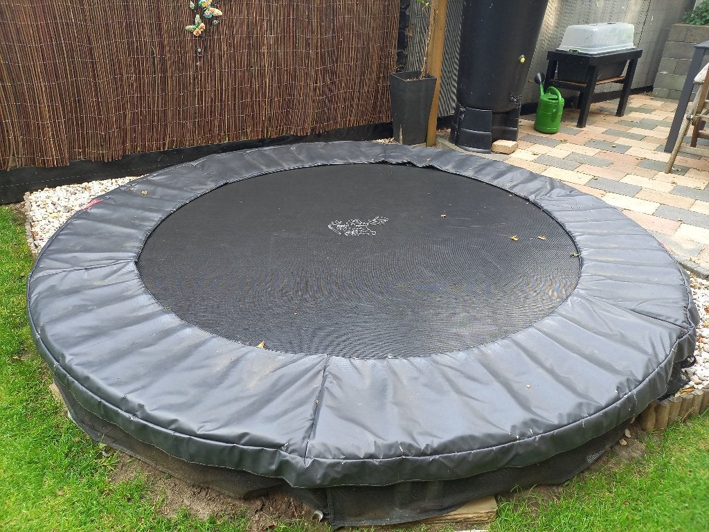 Berg trampoline, Kinderen en Baby's, Speelgoed | Buiten | Trampolines, Ophalen, Gebruikt
