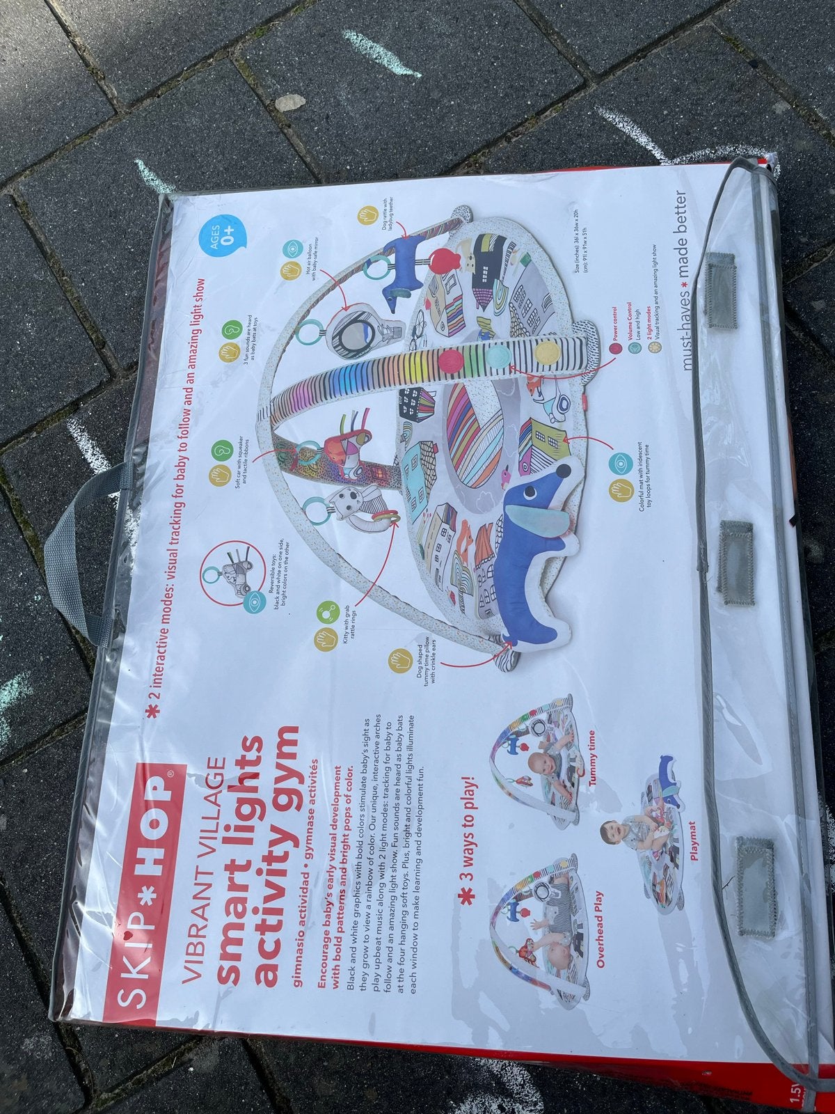 Skip Hop Vibrant Village Smart Lights Activity Gym, Ophalen of Verzenden, Zo goed als nieuw, Speelkleed, Met licht