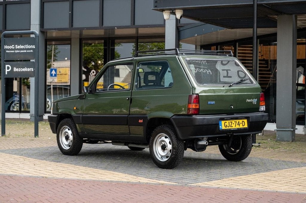 Fiat Panda 1000 I.E. 4X4 (bj 1988), Lederen bekleding, Zwart, Bedrijf, Handgeschakeld