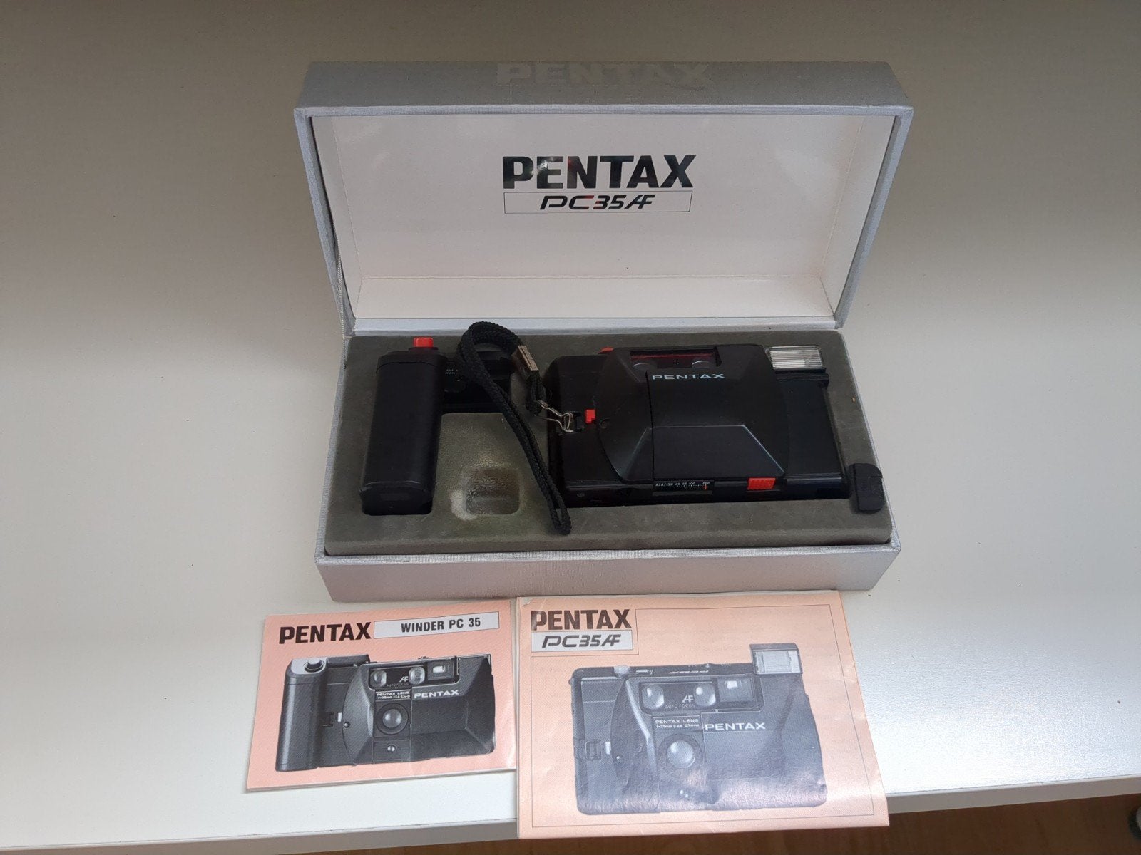pentax pc35af + winder pc 35, Ophalen of Verzenden, Gebruikt, Compact, Pentax