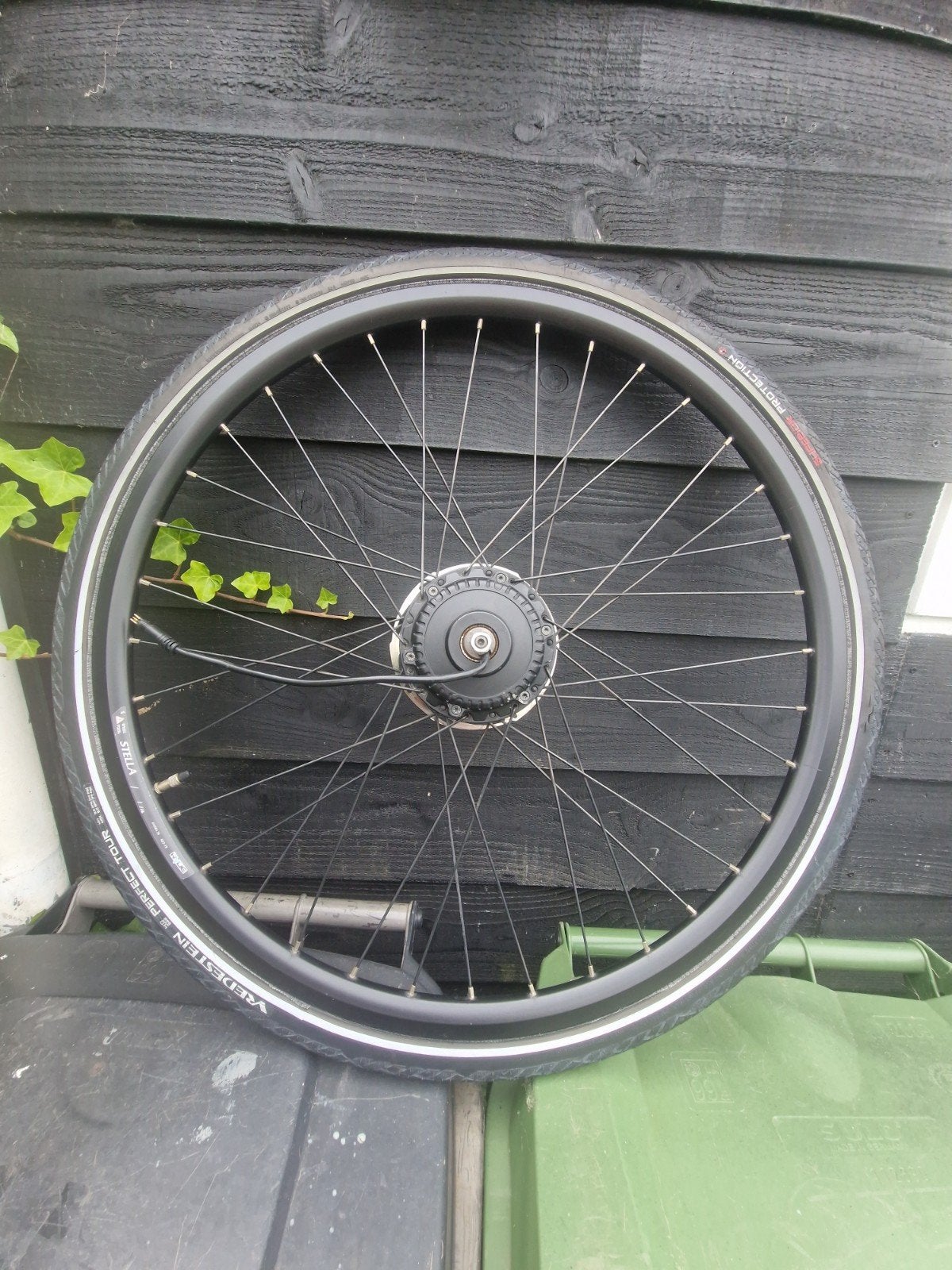 Stella voorwiel met Eleon motor voor elektrische fiets, Gebruikt, Stella, Ophalen of Verzenden, Aluminium