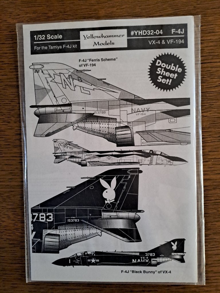 Yellowhammer #YHD32-04 F-4J, Overige merken, Ophalen of Verzenden, Zo goed als nieuw, Groter dan 1:72