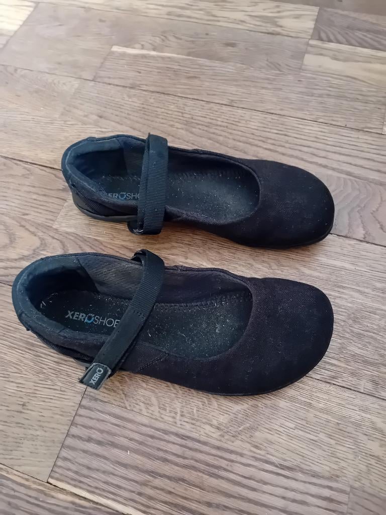 Xero Shoes Barefoot Ballerina's Maat 39, Zwart, Xero Shoes, Gedragen, Ballerina's