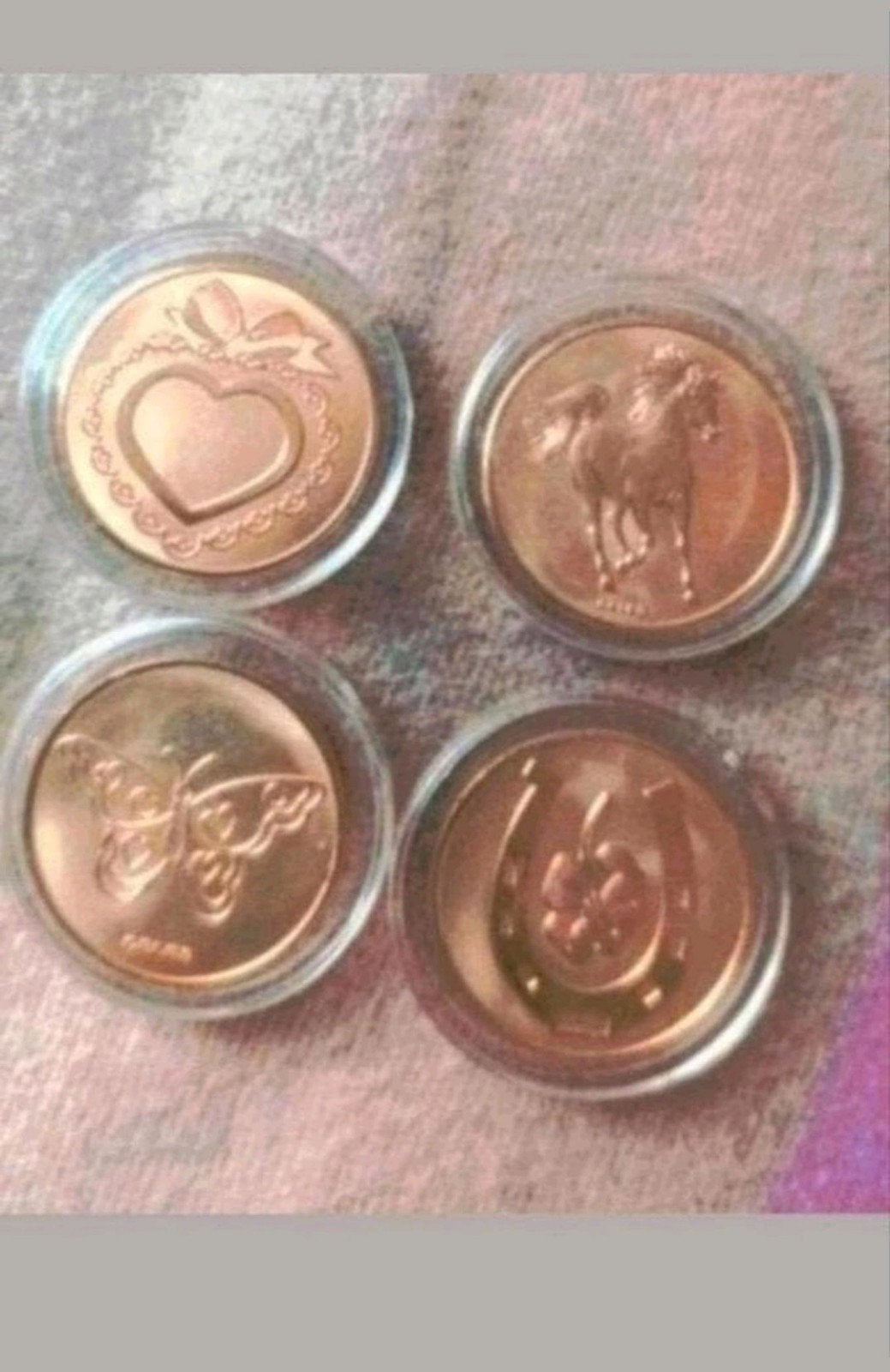 Munten maat M passen ook in mi moneda en my imenso verschill, Sieraden, Tassen en Uiterlijk, Kettinghangers, Verzenden, Nieuw