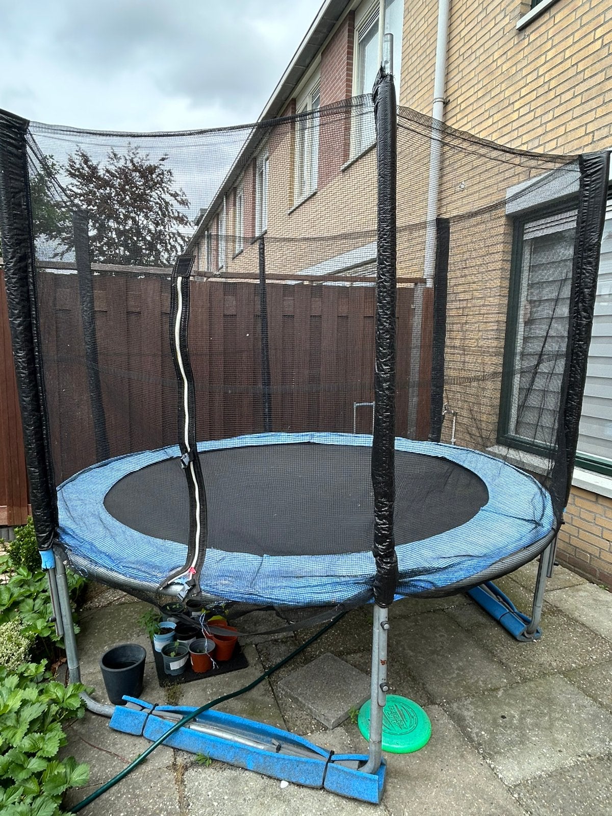 Trampoline, Kinderen en Baby's, Speelgoed | Buiten | Trampolines, Ophalen, Gebruikt