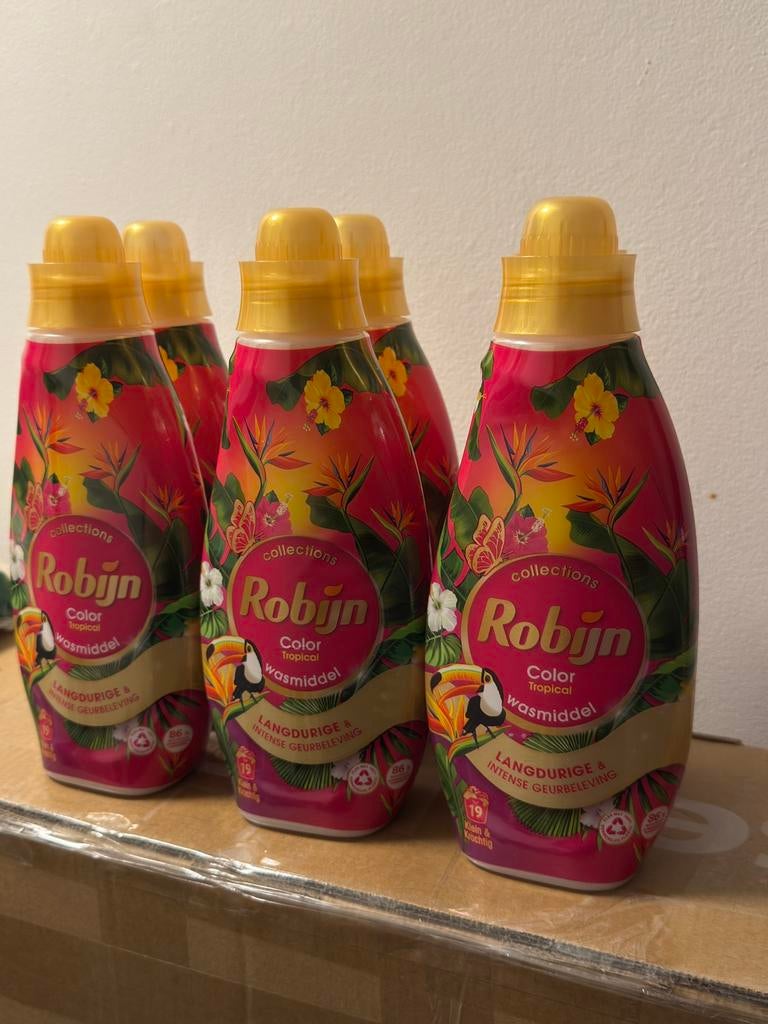 Robijn color tropical vloeibaar wasmiddel 6x, Ophalen of Verzenden, Schoonmaakmiddel