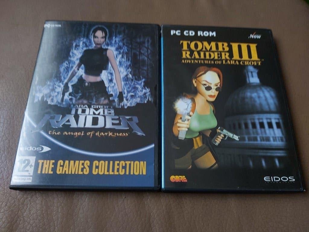 Lara Croft Tomb Raider angel of darkness en adventures Pc-cd, Spelcomputers en Games, Games | Pc, Avontuur en Actie, Online, Gebruikt