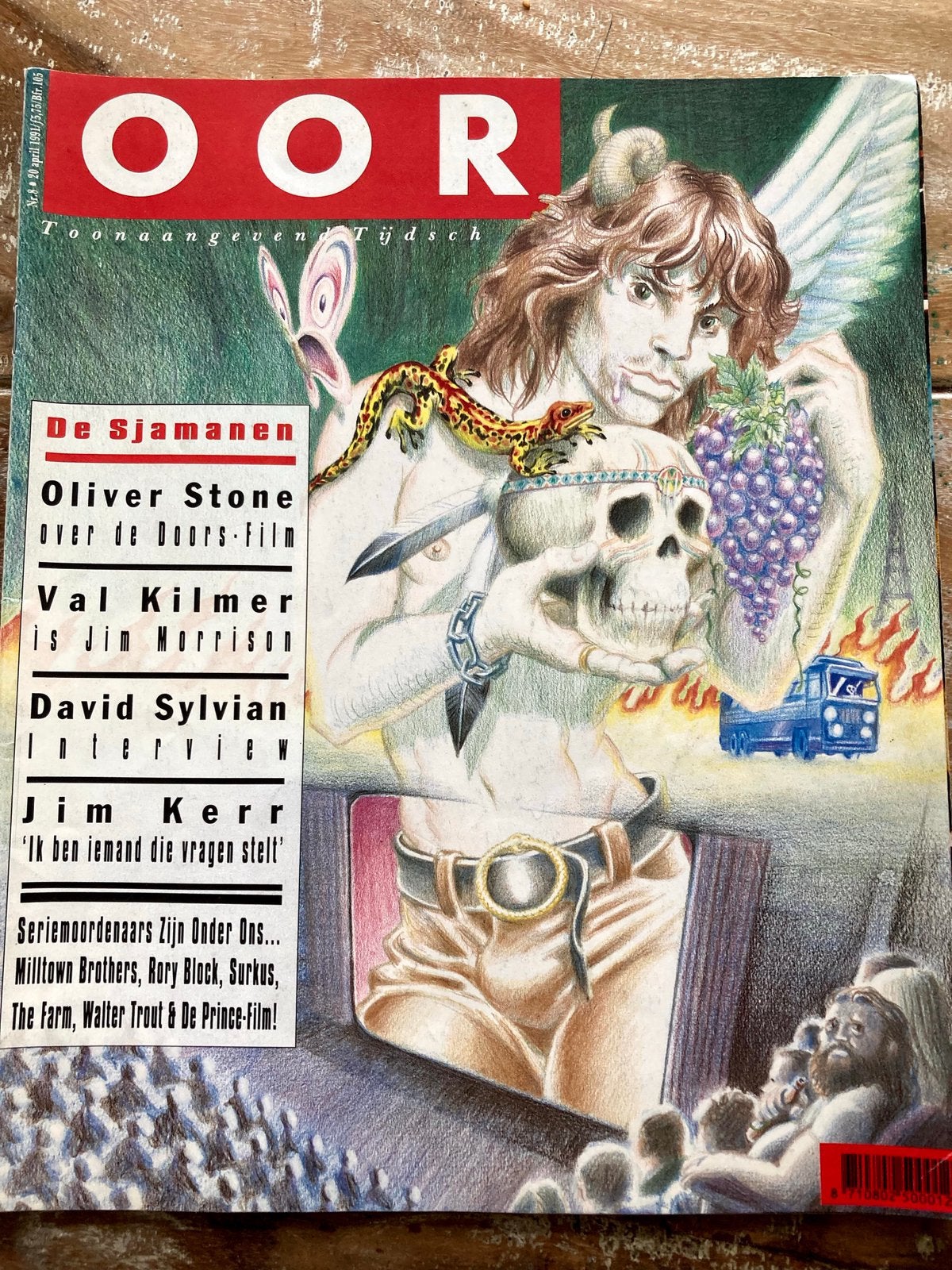 OOR Magazine 1991 SIMPLE MINDS David Sylvian SILENCERS Farm, Ophalen of Verzenden, Zo goed als nieuw, Muziek, Film of Tv