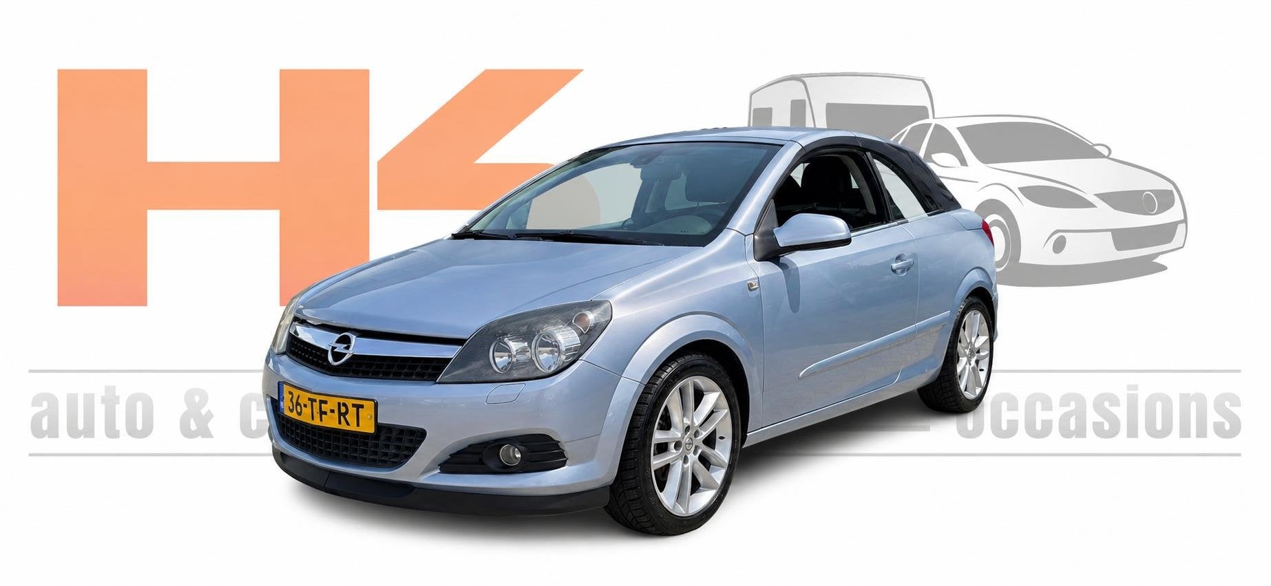 Opel Astra TwinTop 1.8 Cosmo Clima, Bluetooth, Cruisec., LMV, Auto's, Opel, Euro 5, Stof, Gebruikt, Zwart