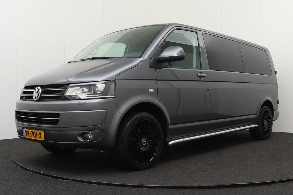 Volkswagen Transporter 2.0 TDI 180 PK Aut. L2H1 DC 6-Pers EX, Euro 5, Gebruikt, Zwart, 4 cilinders