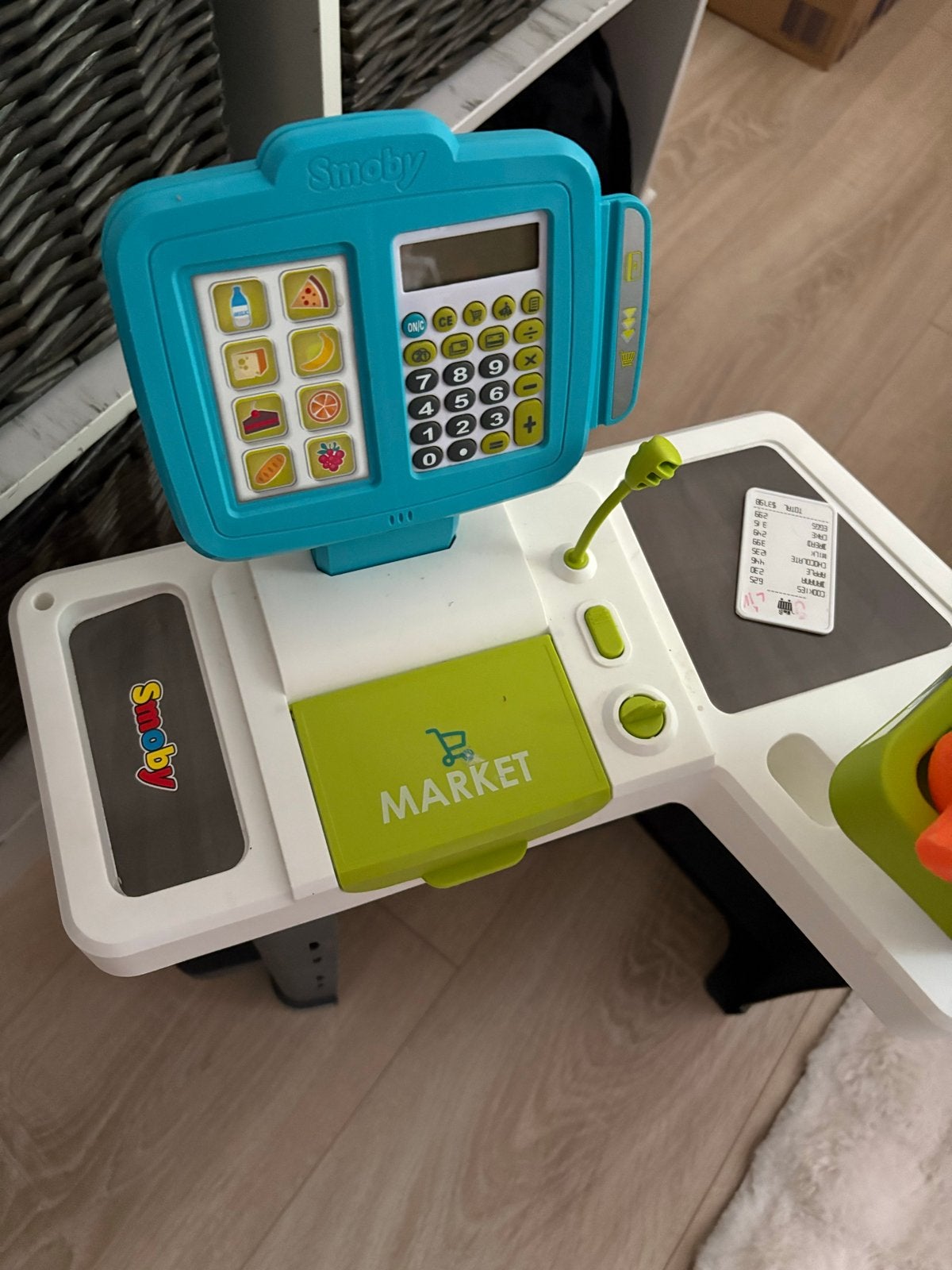 Smoby Supermarkt Kassa met Scanner en Accessoires, Ophalen, Gebruikt, Jongen of Meisje