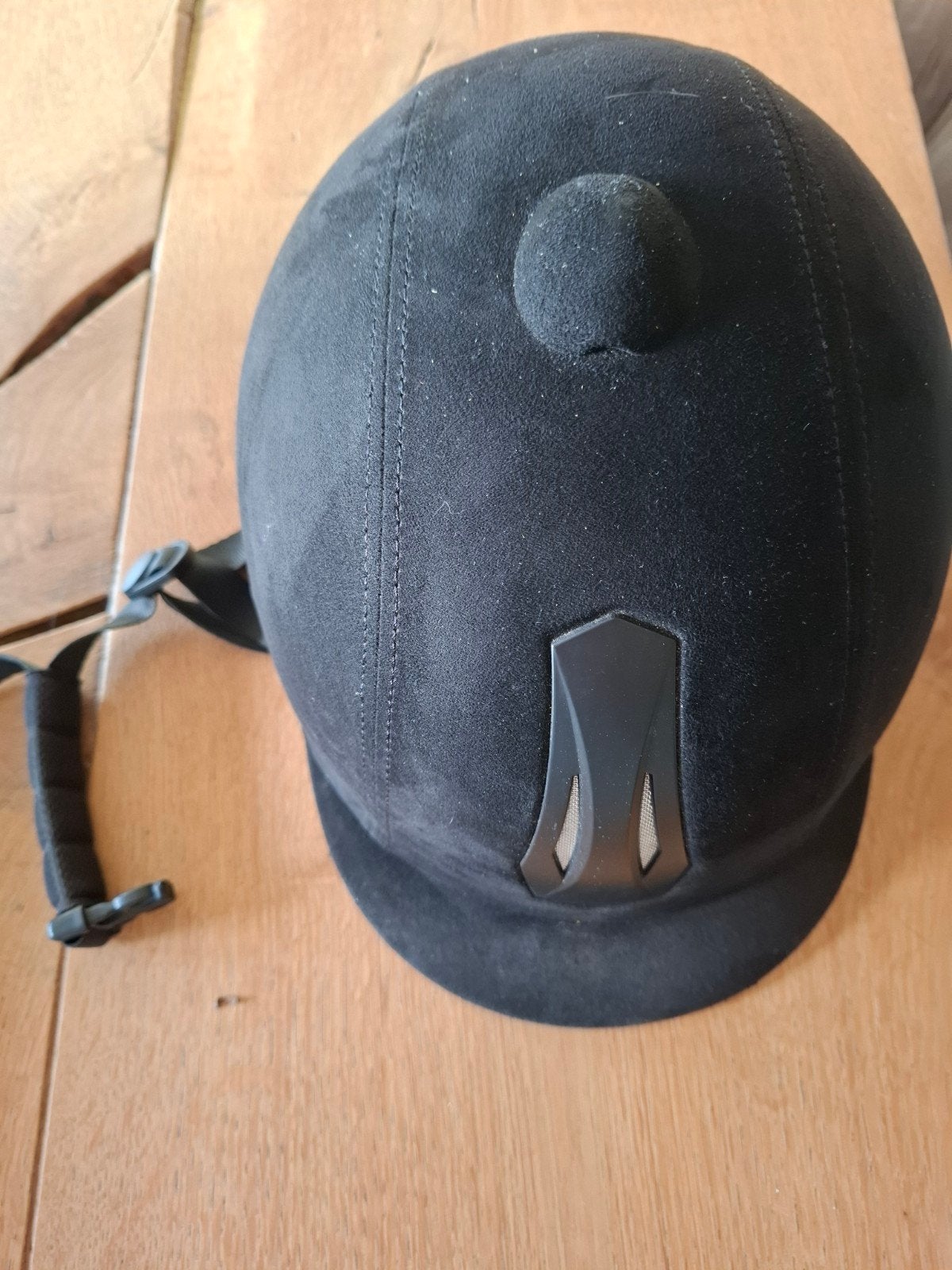 Paardrijcap zwart, Harry's Horse, maat L 56-58, Ophalen of Verzenden, Zo goed als nieuw, Rijden