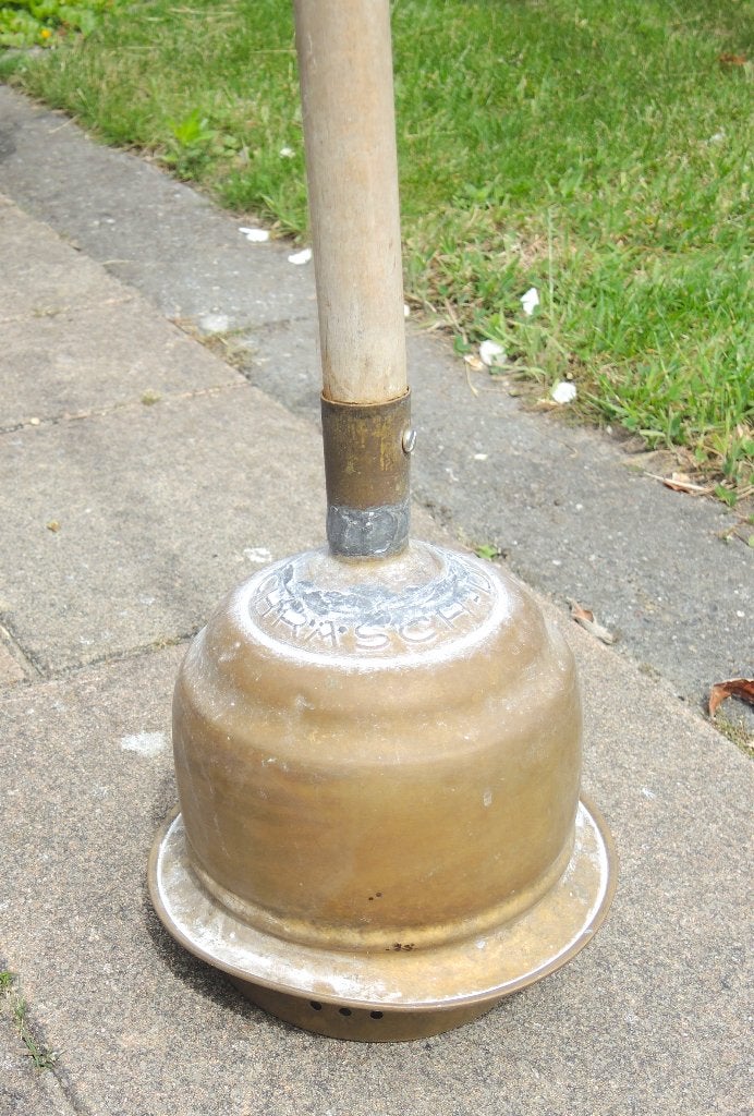 Ouderwetse koperen wasstamper / wasklok - Wasch Rasch, Antiek en Kunst, Ophalen