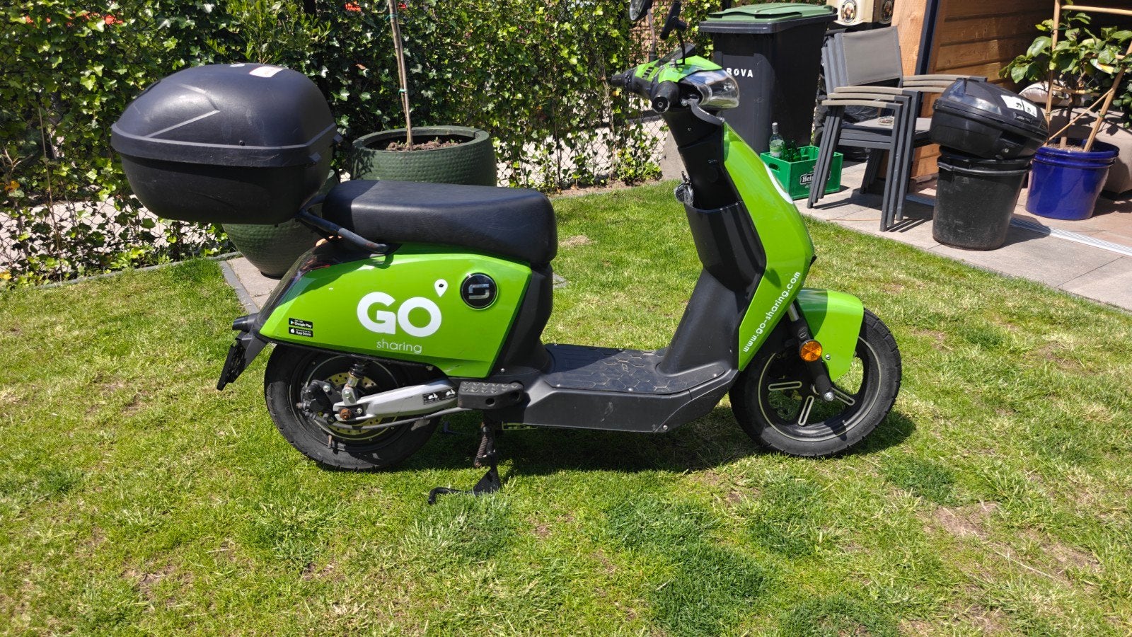 elektrische scooter - Groen Super Soco Cux vmoto, Fietsen en Brommers, Scooters | Overige merken, Ophalen, Gebruikt, Elektrisch