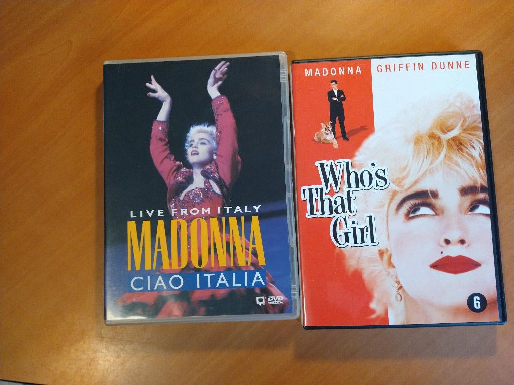 4 DVD's Madonna, Alle leeftijden, Ophalen of Verzenden, Zo goed als nieuw