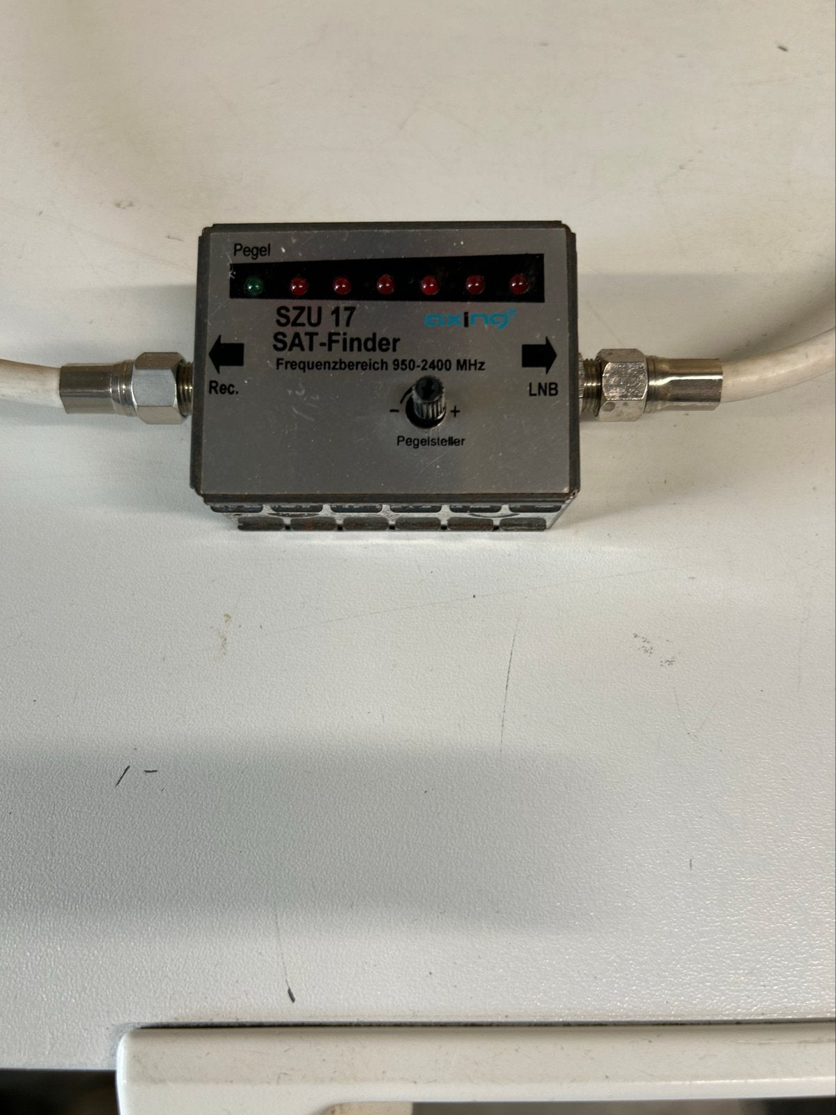 Axing SZU 17 SAT-Finder - Satelliet signaalmeter, Ophalen of Verzenden, Gebruikt, (Schotel)antenne, Overige merken