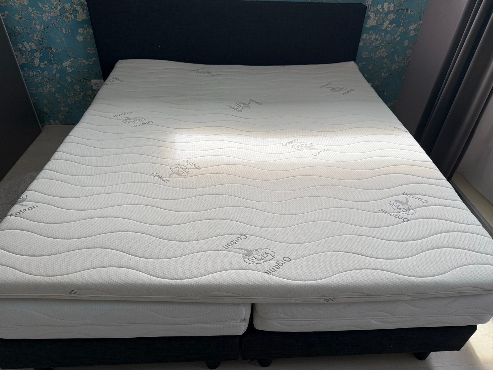 Topper koudschuim 180x200, Ophalen, Zwart, Tweepersoons, 140 cm