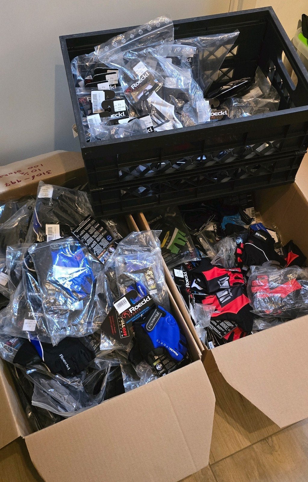 Restpartij Premium Roeckl fietshandschoen! 125 stuks nieuw, Roeckl, Dames, Nieuw, Ophalen of Verzenden