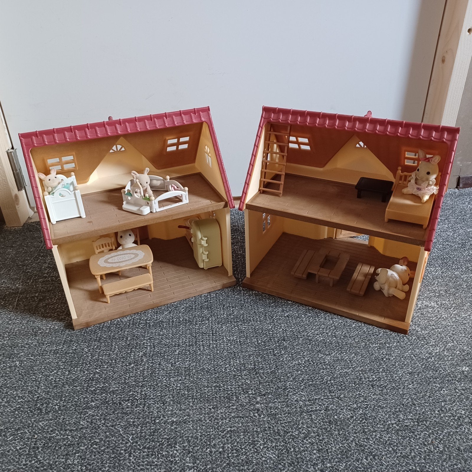 Sylvanian Families Speelhuis met Meubels en Figuren, Ophalen of Verzenden, Gebruikt, Poppenhuis
