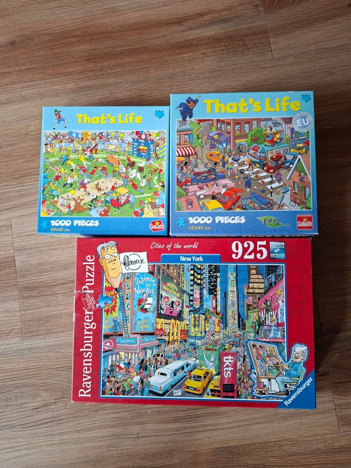 3 Legpuzzels: 2x That's Life & 1x Ravensburger, Ophalen