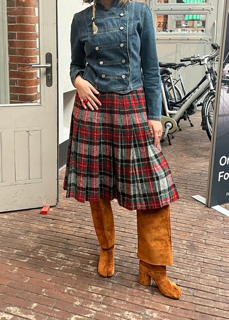 Maison Margiela Tabi Laarzen - cognac Suède, Ophalen of Verzenden, Zo goed als nieuw, Bruin, Hoge laarzen