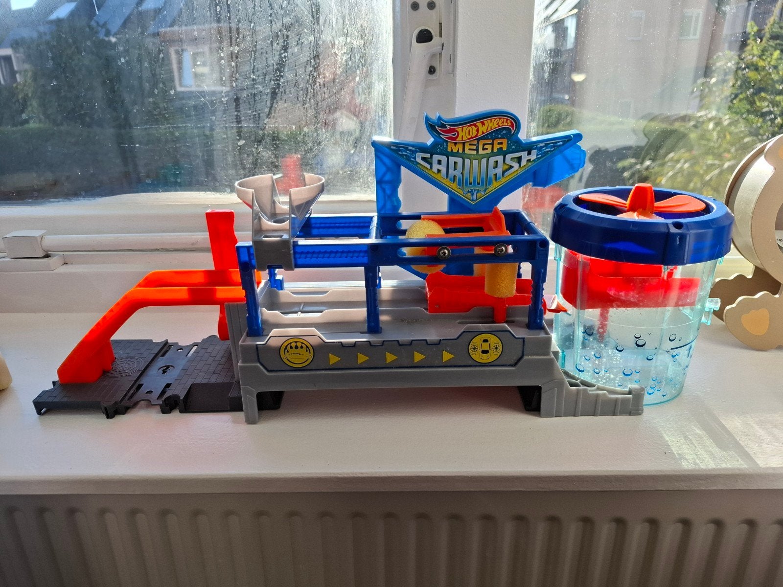 Hot Wheels Mega Carwash Wasstraat Speelset, Ophalen, Gebruikt