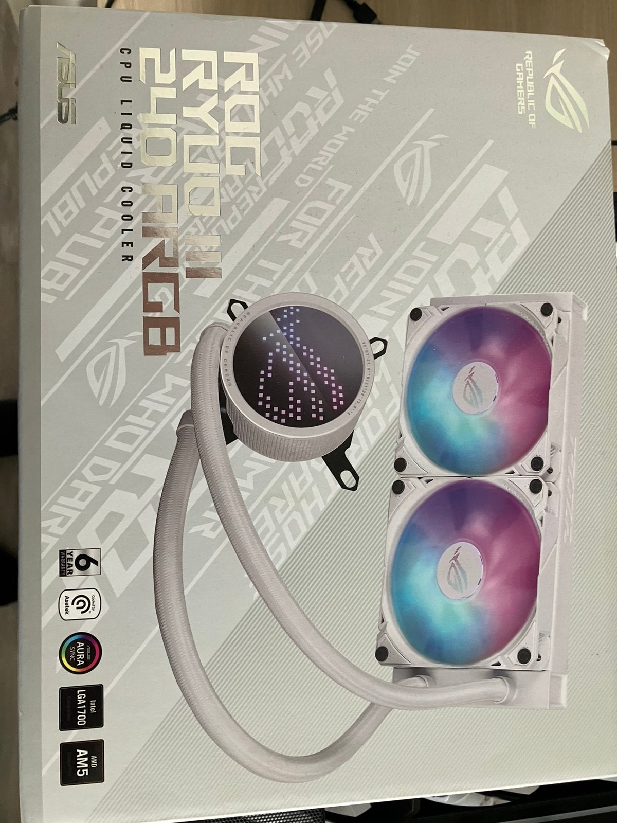 Asus ROG RYUO III 240MM ARGB, Ophalen, Zo goed als nieuw, Waterkoeling