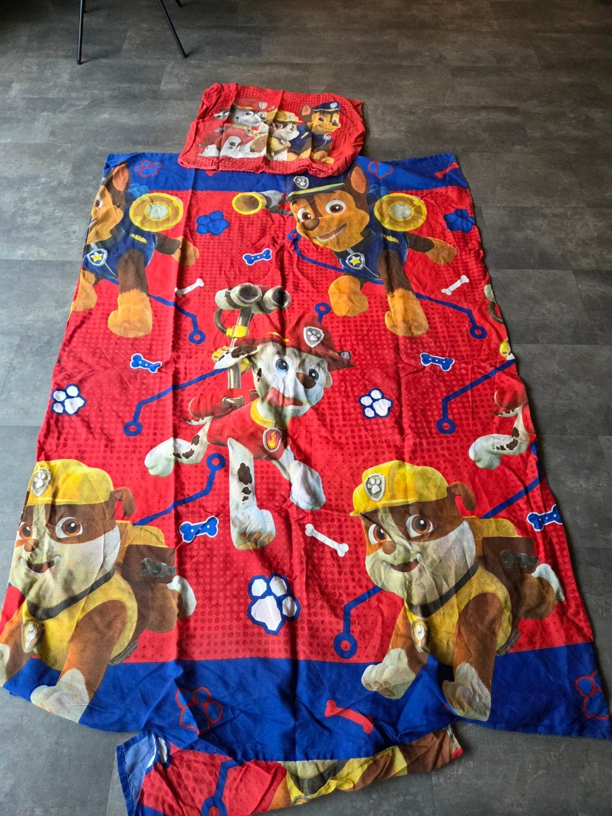 Paw Patrol dekbedovertrek eenpersoonsbed - Goede staat, Gebruikt, Jongetje of Meisje, Dekbedovertrek, Ophalen of Verzenden