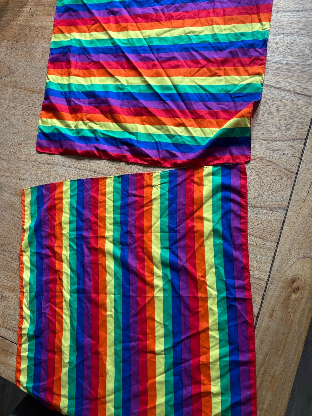 Regenboog Sjaaltjes 55x55cm - Pride Accessoire, Ophalen, Nieuw, Maat 34 (XS) of kleiner, Sjaal