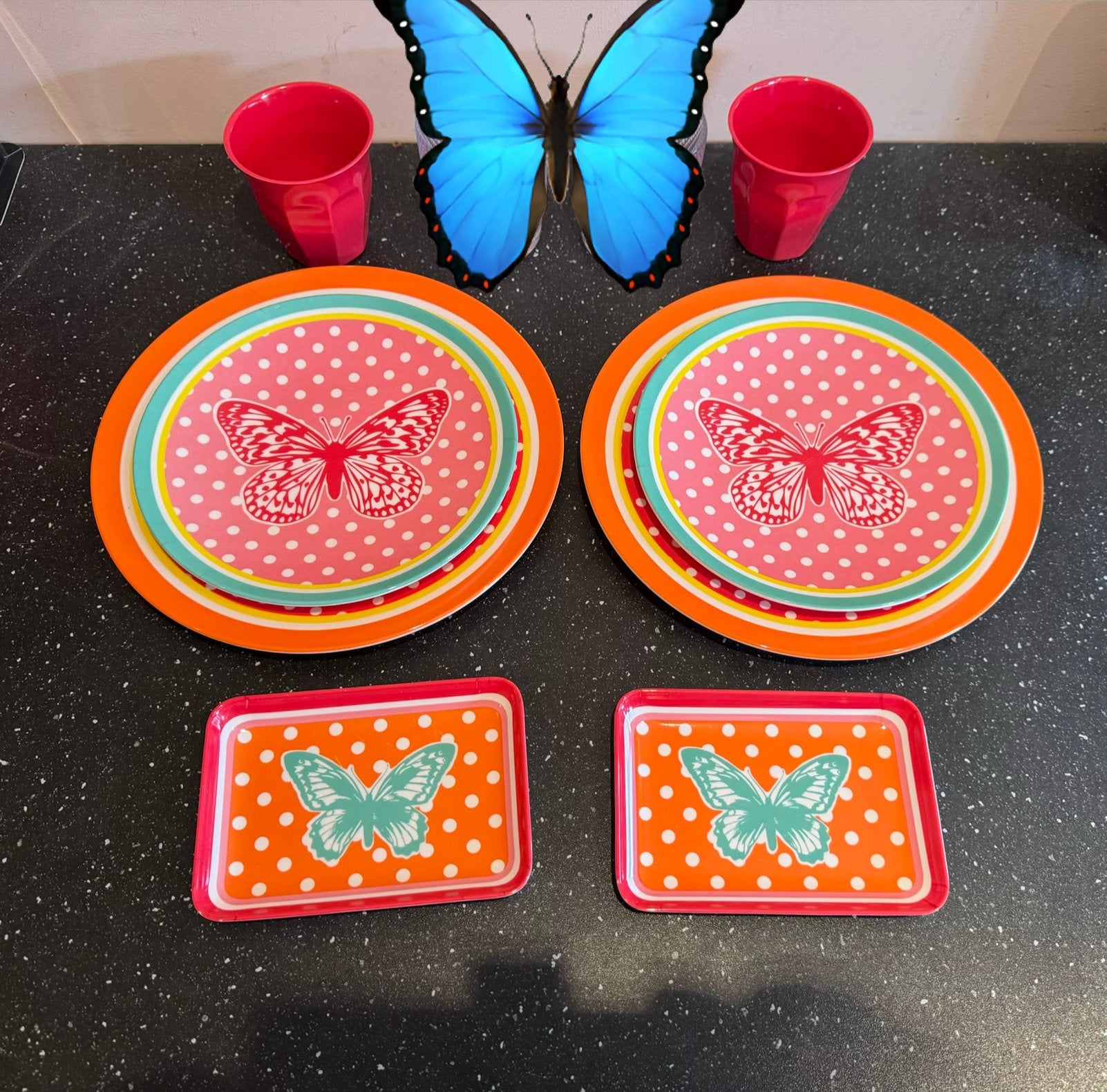 Hema melamine servies, Ophalen of Verzenden, Zo goed als nieuw