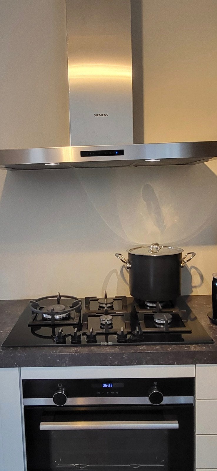 Siemens Inbouw Gasfornuis, Ophalen, 60 cm of meer, Zo goed als nieuw, Inbouw