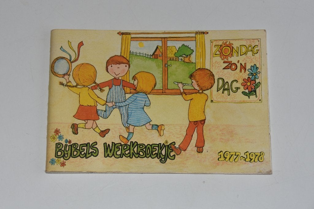 Bijbels Werkboekje Zondagsschool 1977 - 1978 godsdienst, Verzenden, Gelezen