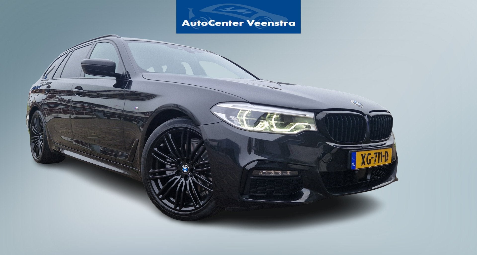 BMW 5 Serie Touring 520d High ExecutiveACC / M-Pakket / Virt, Auto's, Achterwielaandrijving, Euro 6, Zwart, Diesel