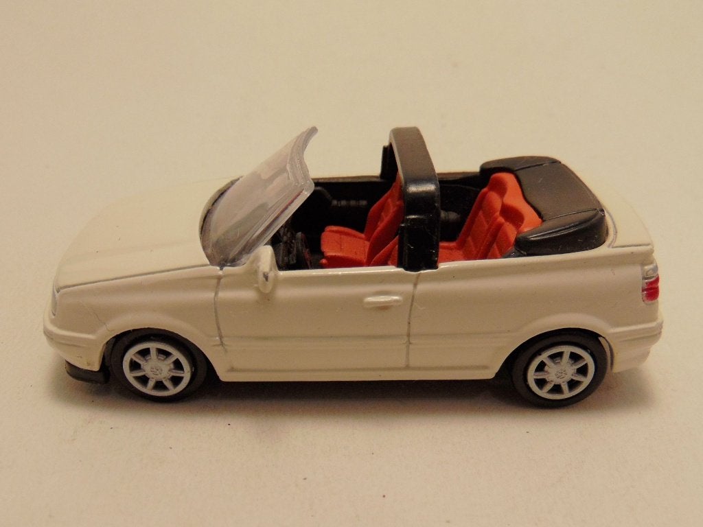 Volkswagen Golf 3 Cabrio 1993 Newray 1:43 wit, Ophalen of Verzenden, Gebruikt, Auto, Overige merken