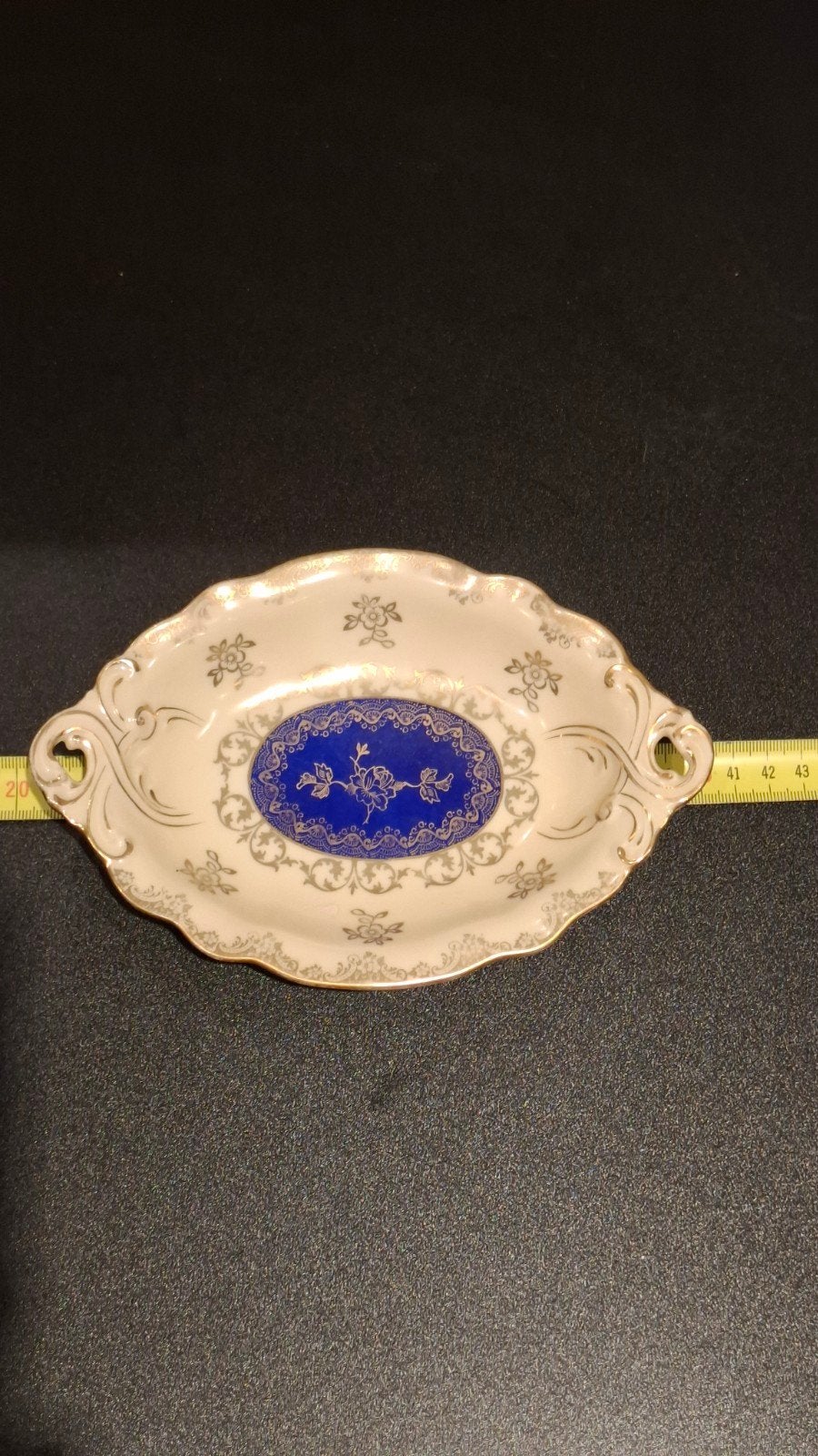 Antieke Oscar Schlegelmilch Porseleinen Schaal, Ophalen of Verzenden