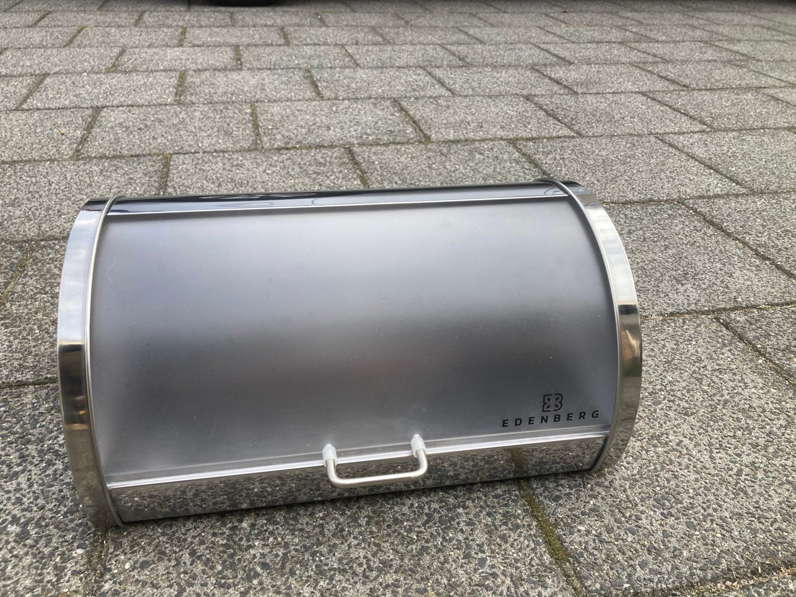 Broodbak edenberg chroom broodtrommel, Ophalen of Verzenden, Zo goed als nieuw